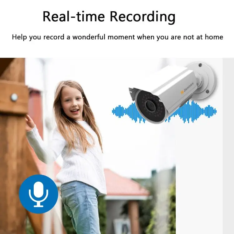  Einnov 8CH 2MP 1080P CCTV NVR Home Security System Kit DVR AHD Cameras Audio Cameras HD P2P Outdoor - 4.00021E+12
