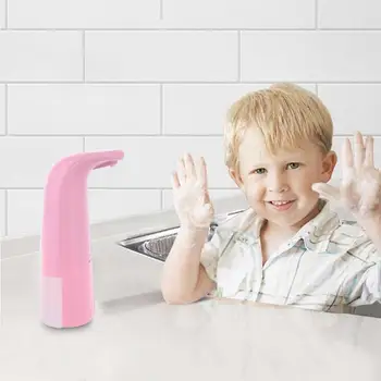 

Ouchless Automatic Hand Washer ABS Holder System Shower Hands Free 250ml Portable Hotel Wall Mount Kitchen Liquid Soap