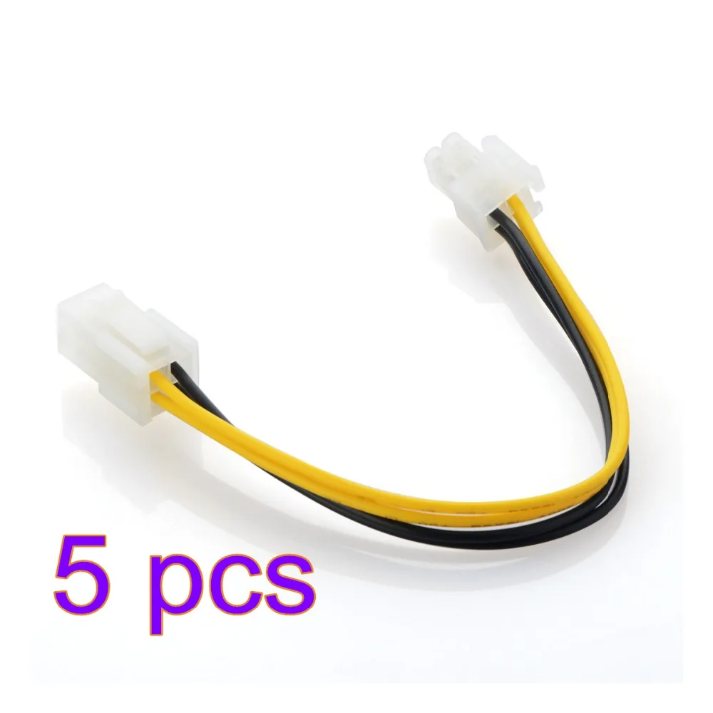 8 ATX 12V P4 4Pin cpu вспомогательный удлинитель питания кабель для мужчин и женщин