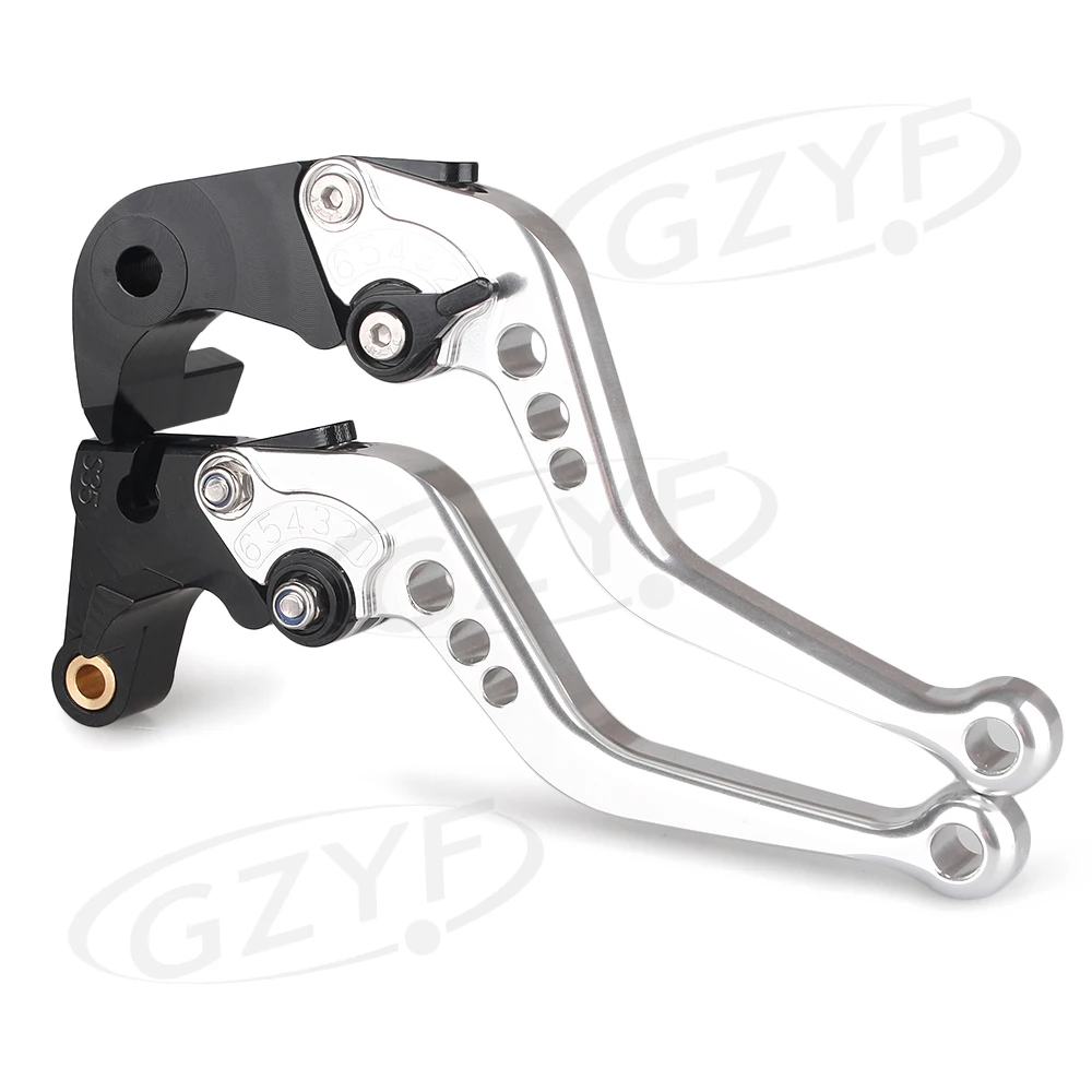 For Suzuki GSXR 600 750 2006-2010 K6 K8 & GSXR1000 2005-2006 K5 & GSX-S 1000 2015 2016 CNC Brake Clutch Levers Short Adjustable Motorbike Parts Accessories