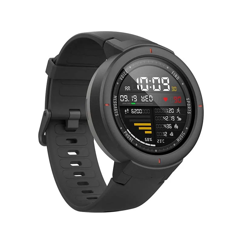 US $102.28 Amazfit Verge Sport Smart Watch GPS GLONASS Heart Rate Monitor Smart Message Push For Android Phone IOS Global Version