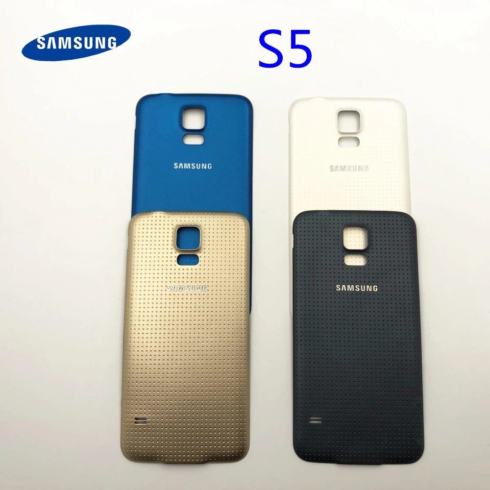 Replacement Battery Back Cover For Samsung Galaxy S5 i9600 G900 G900F G900M G900H SM-G900F Case Rear Door Fundas | Мобильные