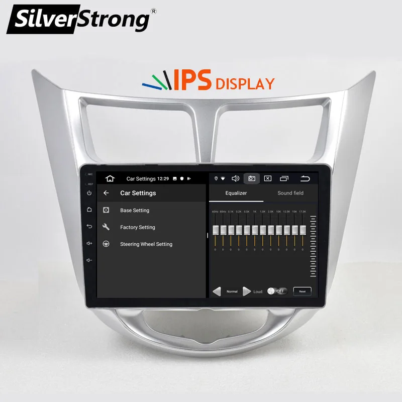 SilverStrong русский 4G IPS матрица Solaris Android10.0 автомобильный DVD для Hyundai Verna Accent 2011 до 2016