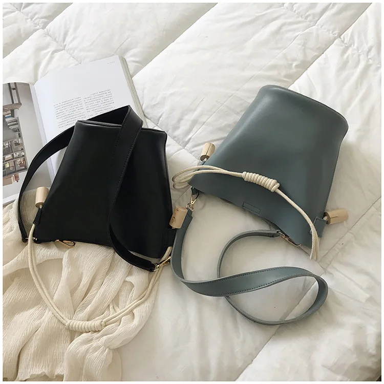 Summer Bucket Bag Two-piece Mother Bag Handbag Fashion Single Shoulder Oblique Satchel Bag