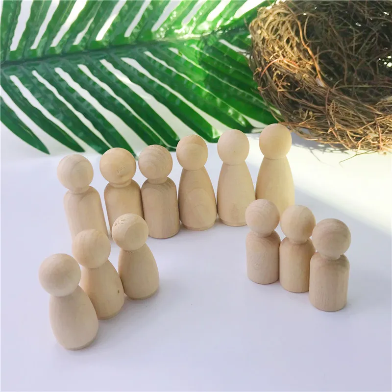 Wooden-Peg-Dolls-Unfinished-Kids-Toys-32Pcs-DIY-Figures-Waldorf-Wooden-Figurine-Weddings-Cake-Dolls-Decor (2)
