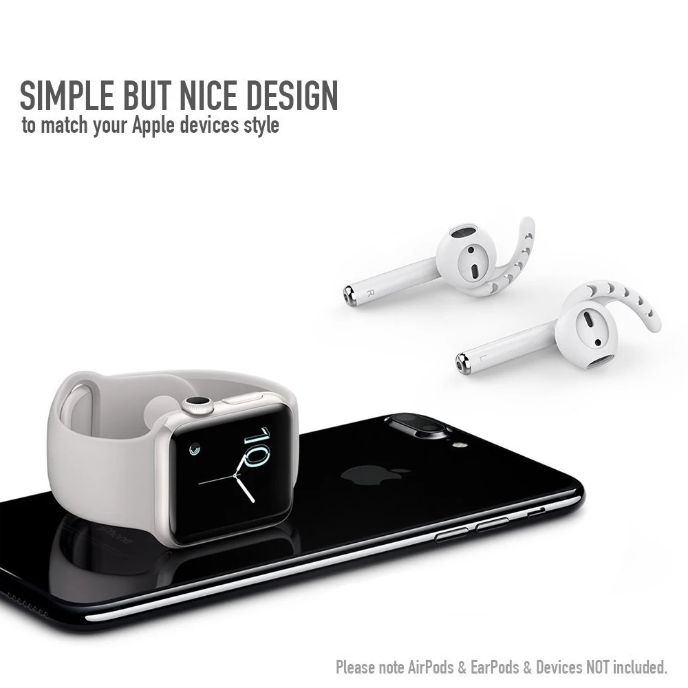 Чехол для наушников Apple AirPods 2 силиконовый чехол беспроводной Bluetooth наушники Air Pods Чехол защитный для AirPod Silm чехол