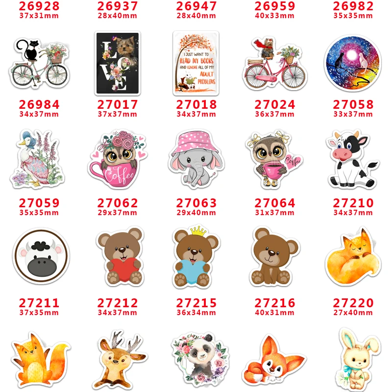 30 шт. плоское украшение из смолы мультфильм смолы pr27720