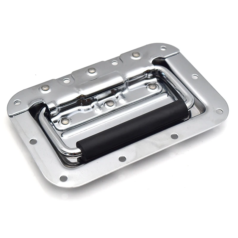 

Heavy Stainless Toolbox spring Handle Folding Equipment Distribution case Knobs DrawerIndustrial equipment Furniture Hardware
