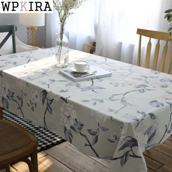 

Nordic Pastoral Rectangular Tablecloth Coffee Table Dining Table Thickened Cotton Tablecloth ZB-DS-L031&40