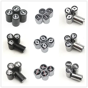 

4pcs Car Tire Valve Caps Air Tyre Stems Cover for Peugeot 307 308 407 206 207 3008 406 208 Citroen C4 C5 C3 Picasso Saxo C2 C1