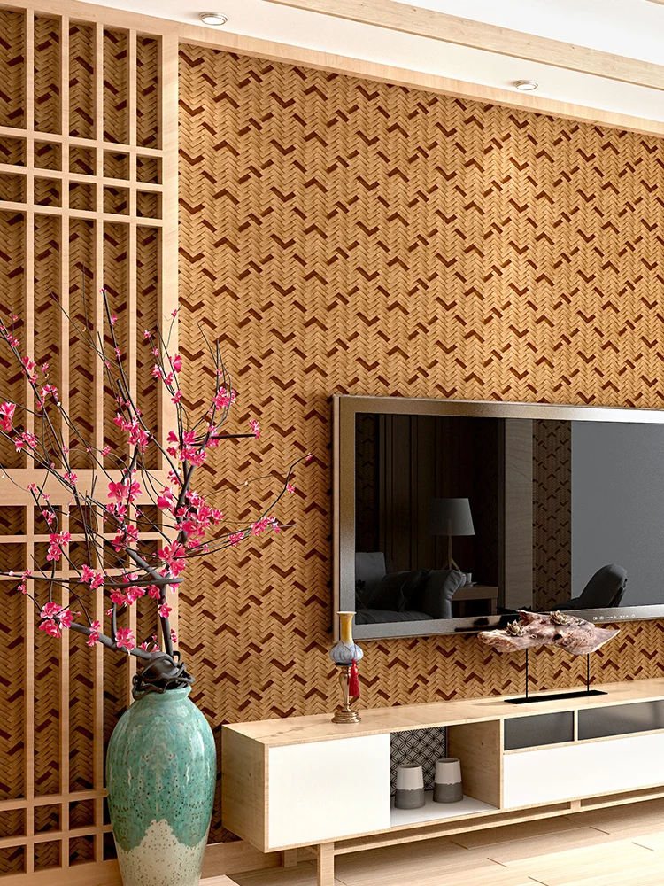 beibehang papel de parede 3D Green straw European wallpaper for living room wall paper roll bedroom sofa tv backgroumd bedroom