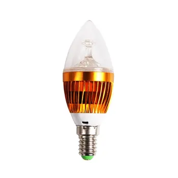 

Candle Bulb LED SMD Light E14 3W Day Warm White Style Candle Light Lamp Remote Control Bulb for Home Bar Party KTV