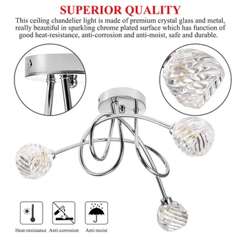 

Led Chandelier For Living Room Bedroom Kitchern Home Chandelier Modern Led Ceiling Chandelier Lamp Lighting Chandelier