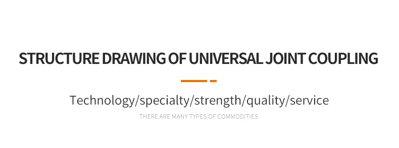 junção universal de precisão de seção única cruz junta de transmissão em aço inoxidável wssp