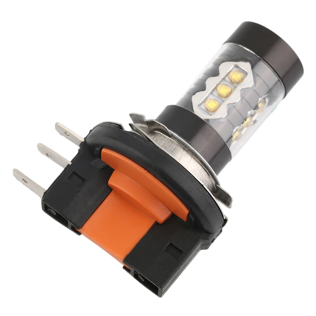 1 пара H15/T25 16SMD светодиодный 80 Вт авто DRL дневные ходовые огни лампы Замена 1900LM