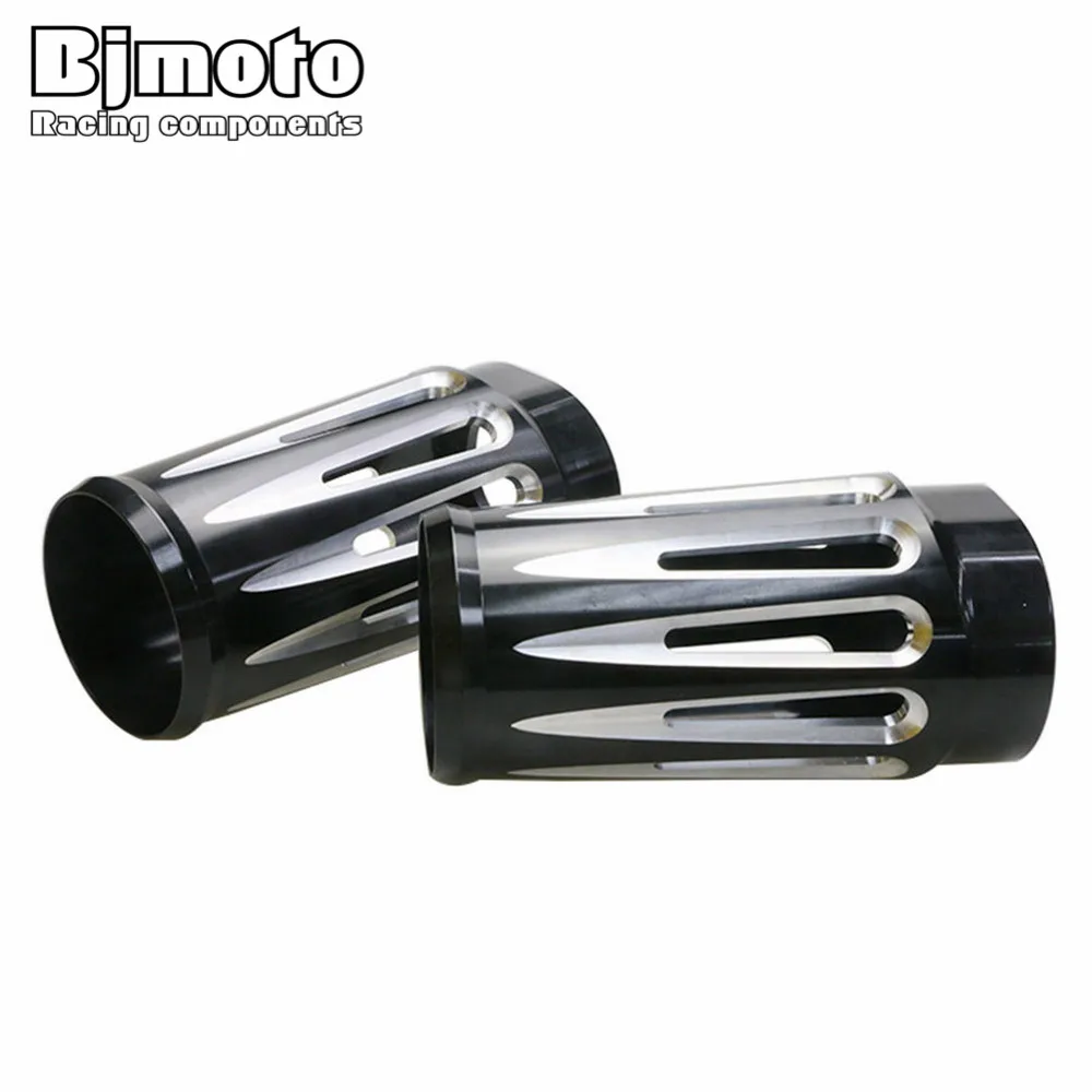 

BJMOTO For Harley Touring Road King Electra Street Glide Motorcycle Aluminum Fork Boot Slider Covers Absorber Slider Cover