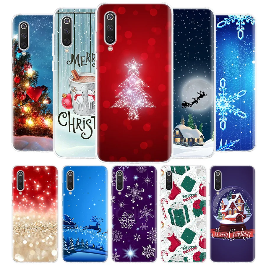 Новогодний чехол для телефона Xiaomi Redmi Note 9S 10 9 8 8T 7 6 5 6A 7A 8A 9A 9C S2 Pro K20 K30 5A 4X | Мобильные