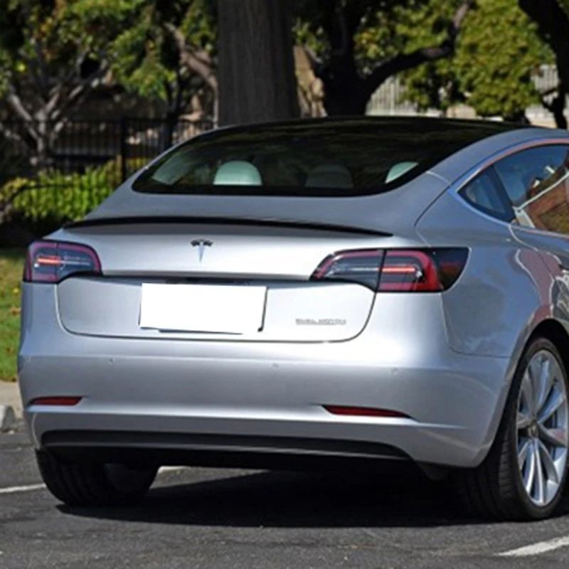 Задний спойлер из углеродного волокна для Tesla Model 3 2017 2020|Спойлеры и крылья| |