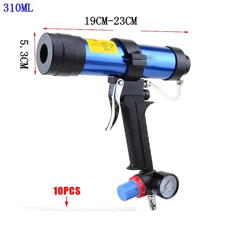 

Pneumatic Caulking Gun 310ml cartridge gun paint & decorating Glass Glue Air Rubber Guns Tools sealant finishing tools