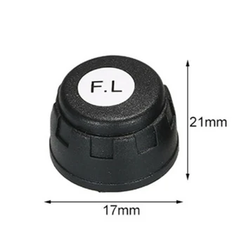 

ABS Tire Pressure Monitor Car TPMS System LCD Display External Sensors