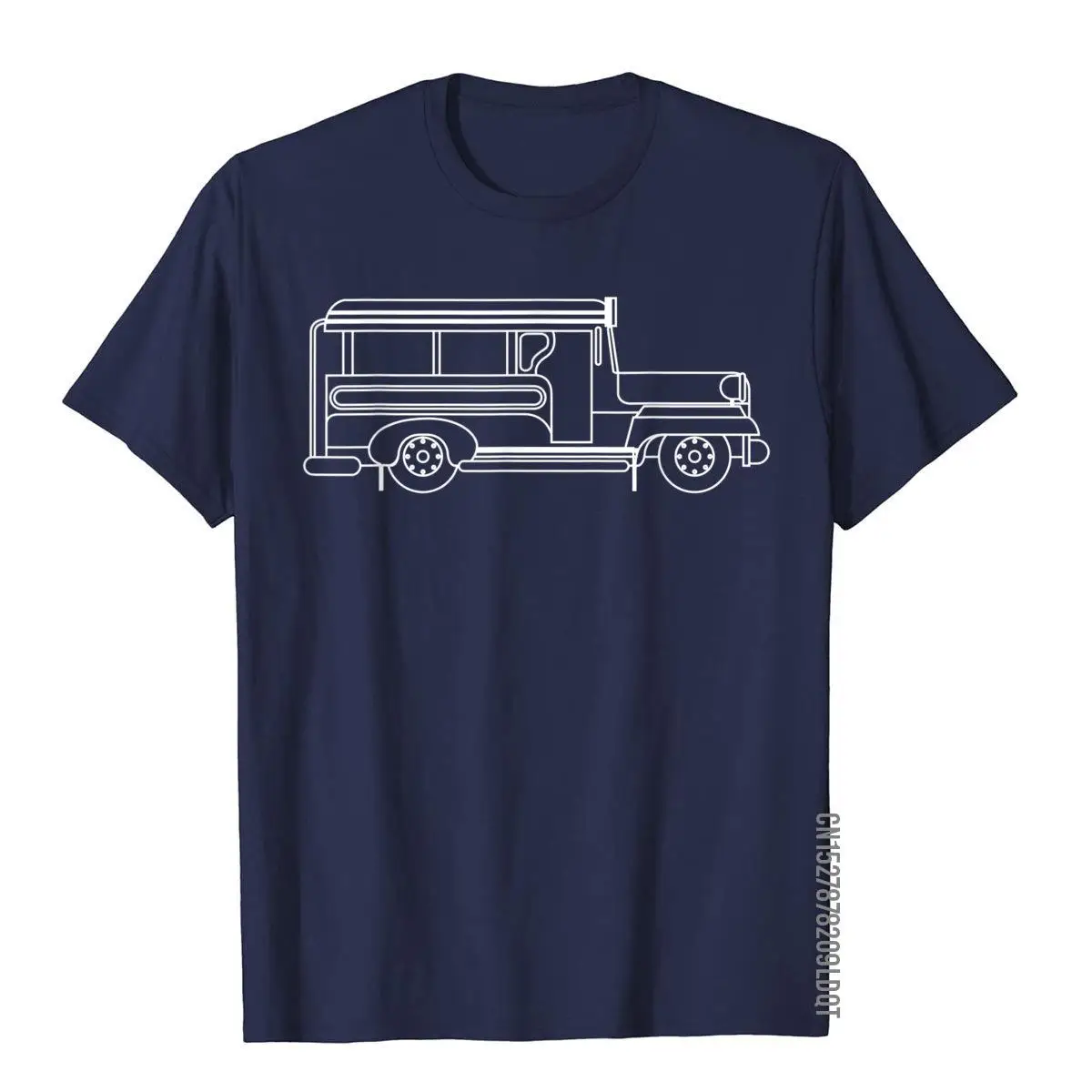 Jeepney T Shirt Philippines Jeepney Tee__B7167navy