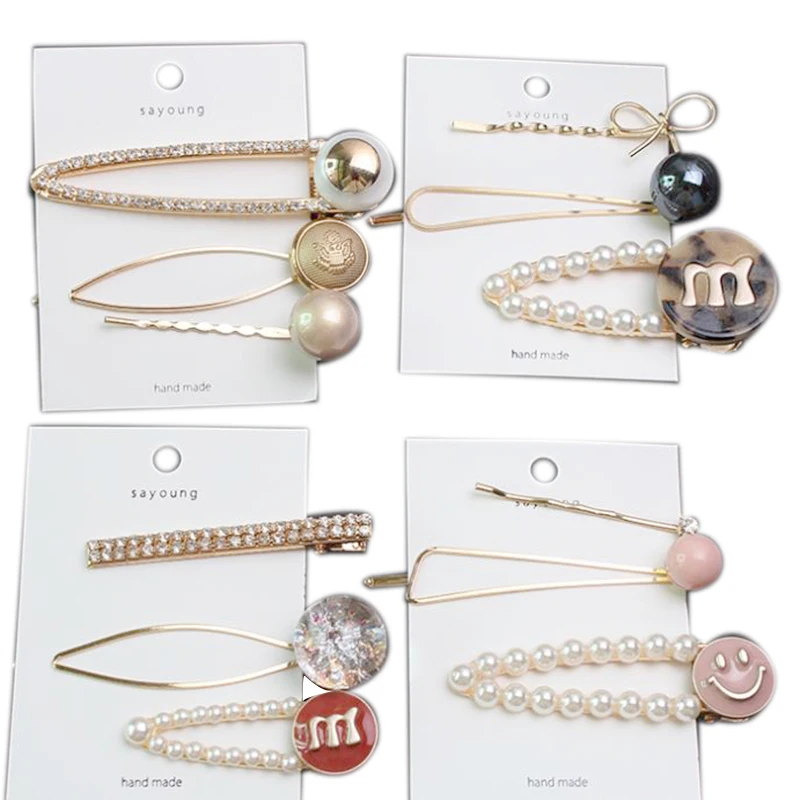 3 шт./компл. Стразы Для женщин шпильки для волос в форме жемчуг Заколки для волос заколки для волос заколка для волос, новые заколки для волос для девочек, аксессуары