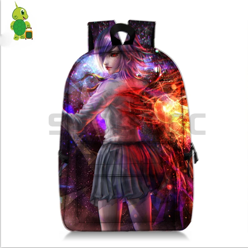 Рюкзак для косплея аниме «Токийский Гуль», школьные сумки для девочек-подростков и мальчиков, рюкзак для ноутбука Kaneki Ken, дорожные сумки на плечо - Цвет: 3