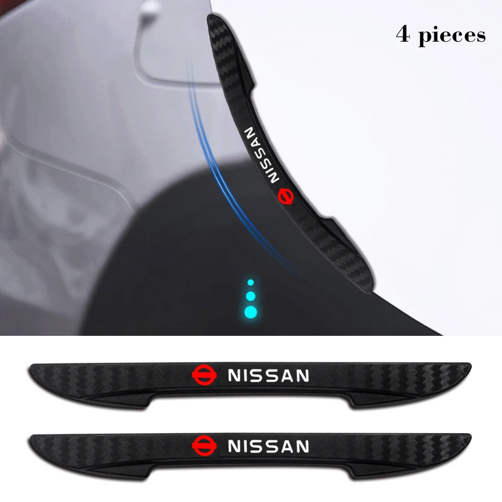 Защитная лента для автомобильного бампера 4 шт. защита от царапин Nissan Nismo X-trail Almera