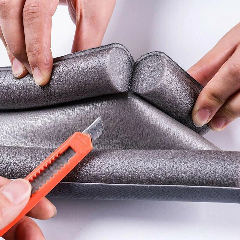 Home 93cm Under Door Draft Guard Stopper Soundproof Reduce Noise Door Bottom Sealing Weather Strip Under Door Draft Guard 2021-3