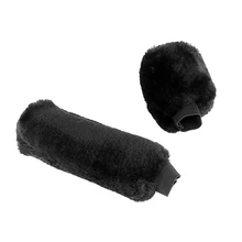 2 шт. автомобильная ручка ручной тормоз крышка и ручка переключения передач крышка рукава черный