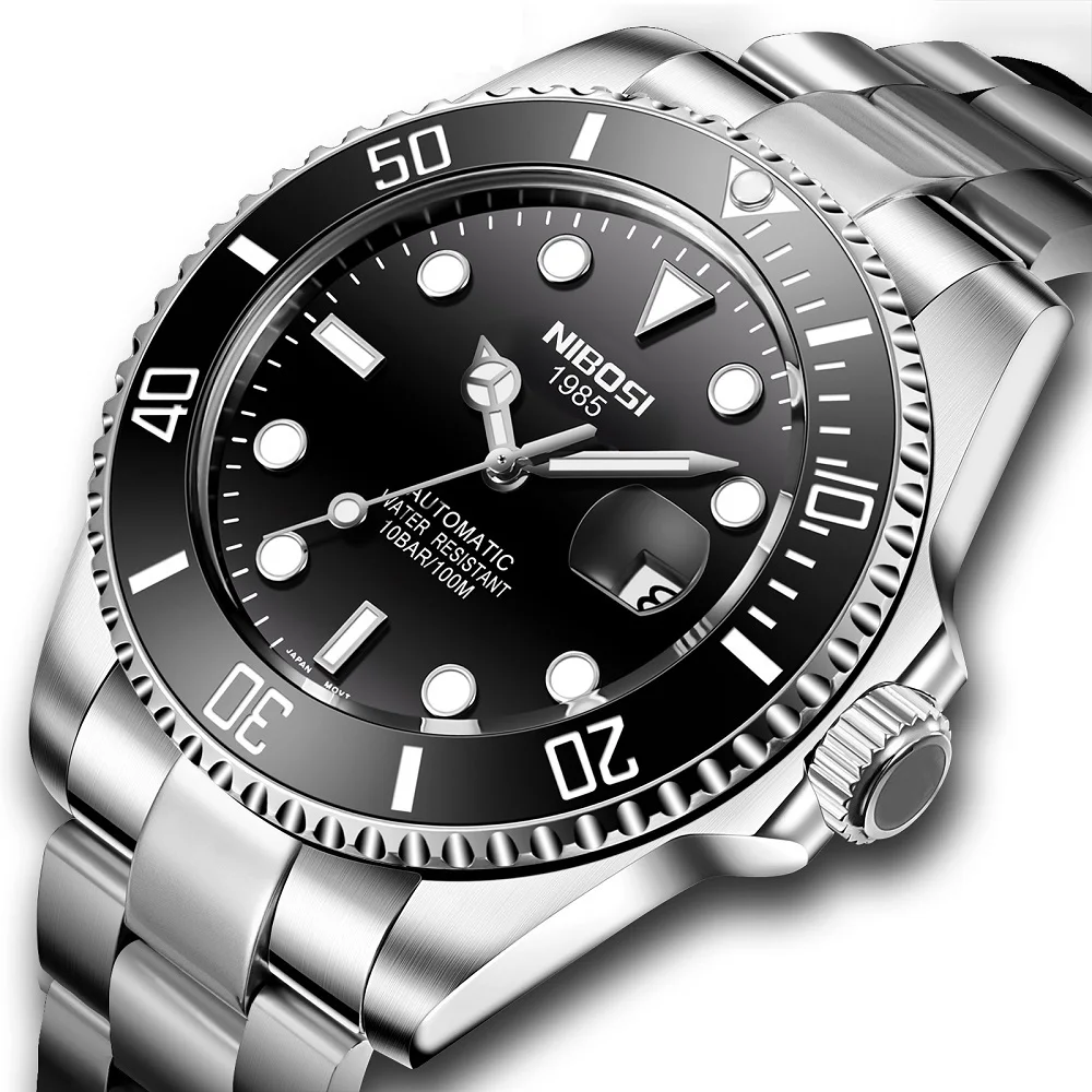 2021 Men's Mechanical Watches Top Brand Luxury Automatic Watch Men Waterproof Sport Mechanical Wristwatches Relogio Masculino 