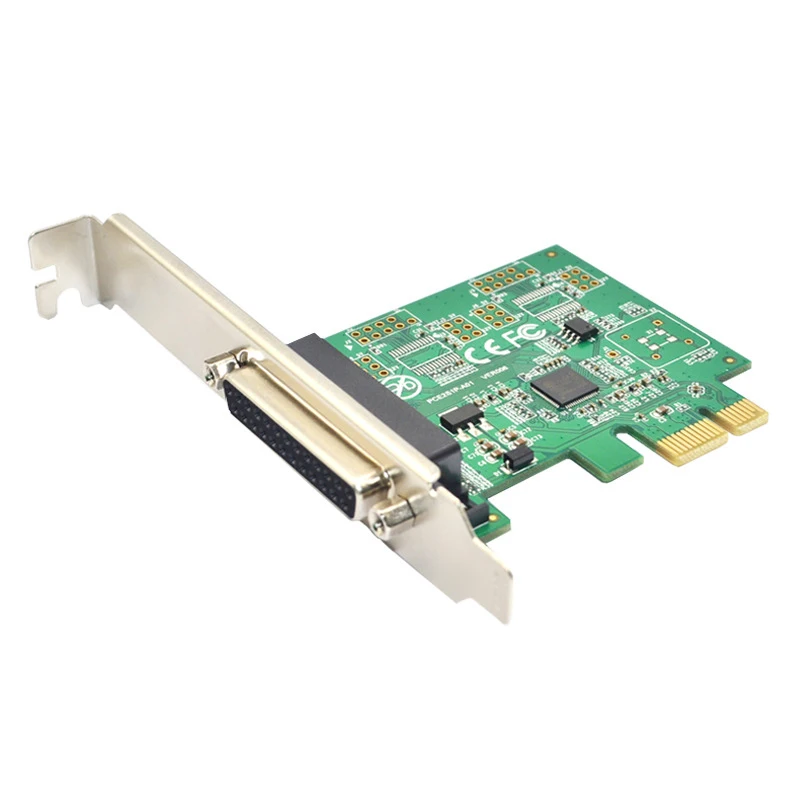 

PCI Express к параллельному порту DB25 25Pin PCIE Riser Card принтер LPT к PCI-E X1 плата расширения адаптер AX99100 чип добавить на карты