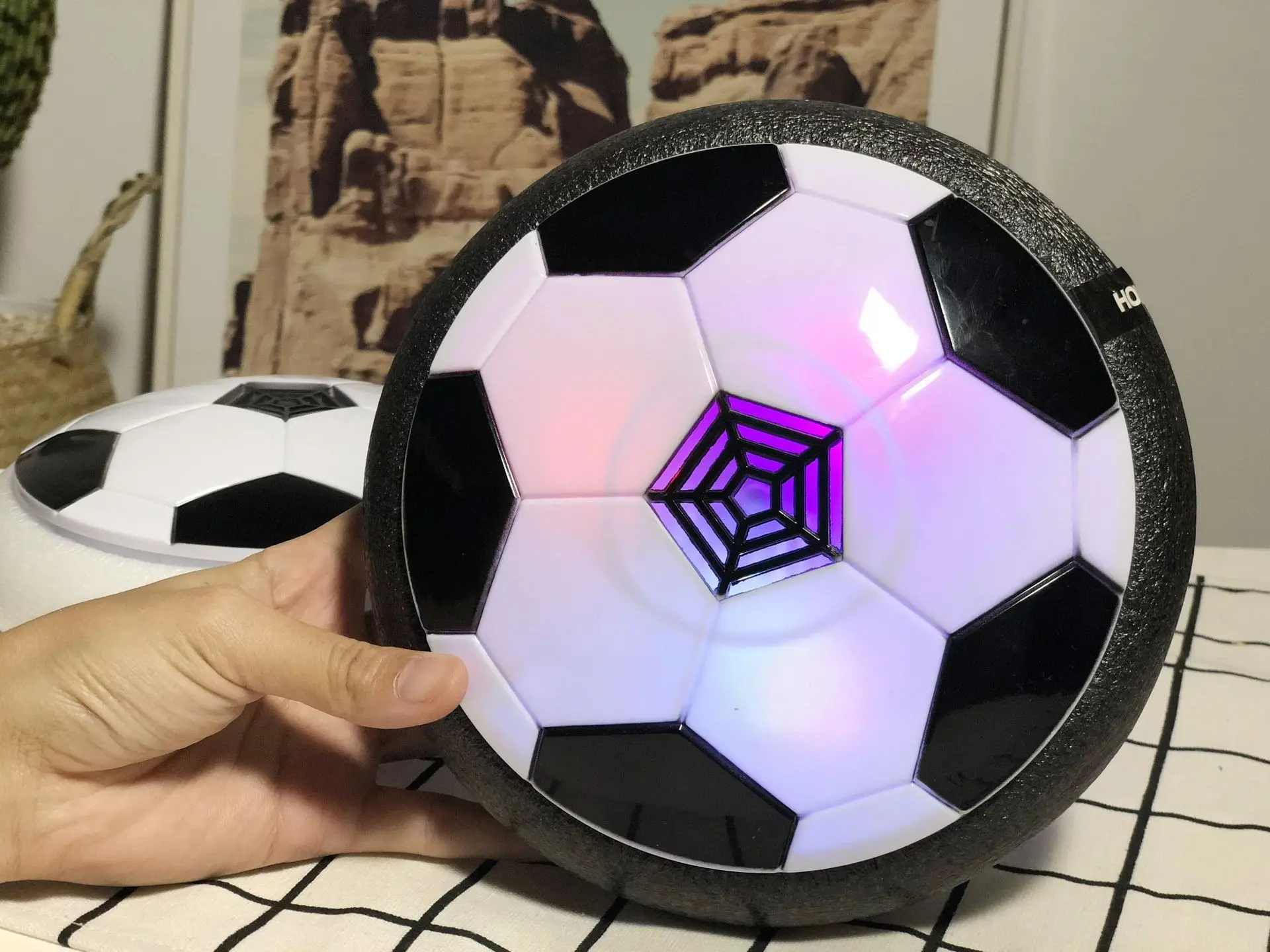 Детская футбольная игрушка подвеска игрушка детская внутренняя воздушная подушка пневматическая подвеска столкновения футбол развивающие Родитель и ребенок Inte