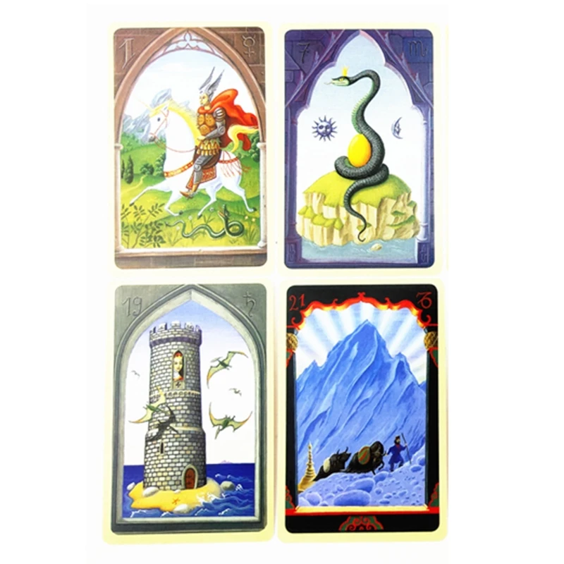 Precio bajo Lenormand místico Oracle Card Full inglés 36 cartas Deck Tarot divertido juego de tablero qxQKMpgwad5