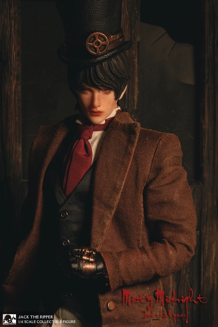Collectible YZBR-00002 1/6 Jack the Ripper Full Set Action Figure Model with Double Heads Normal/luxury Version for Fans Gifts