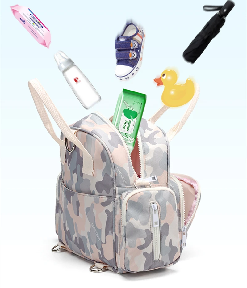 Модная сумка для мам, подгузник, Большая вместительная сумка для малышей, сумка для путешествий, рюкзак, дизайнерская сумка для ухода за ребенком