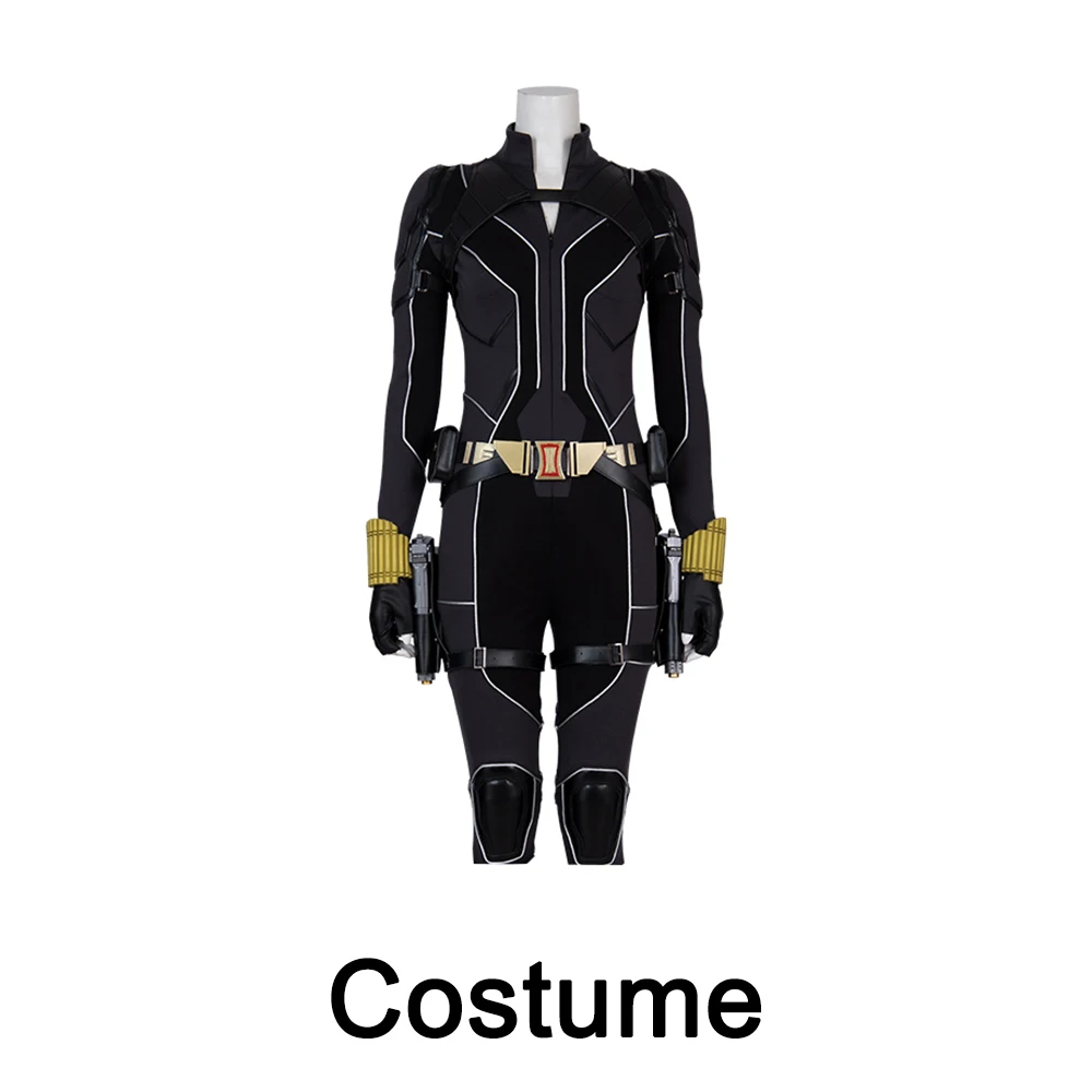 Черный костюм вдовы костюм для косплея Наташа романофф Ver 1 - Цвет: Costume