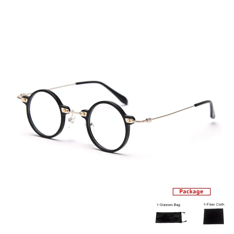 

Mimiyou Acetate Round Eyewear Frame Women Vintage Retro Men Computer Optical Glasses Myopia Eyeglasses Frame Brand Design oculos