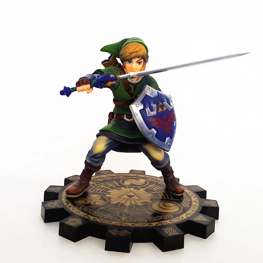 Zelda Link Skyward Sword ПВХ фигурка игрушки Аниме игра Zelda Link Статуэтка 1/7 Коллекционная модель игрушки для Рождественский подарок