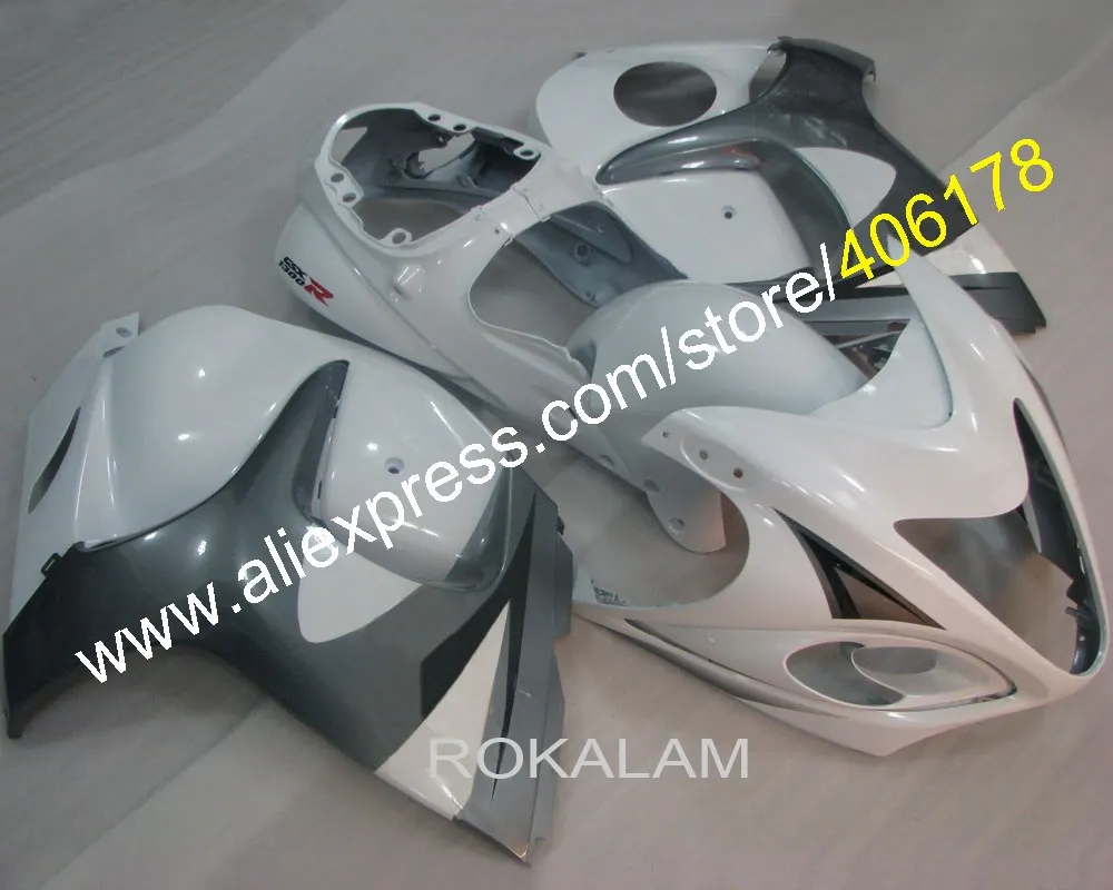 GSXR1300 08-16 комплект обтекателей для Suzuki GSX-1300 Hayabusa 2008-2016 бело-серые комплекты кузова