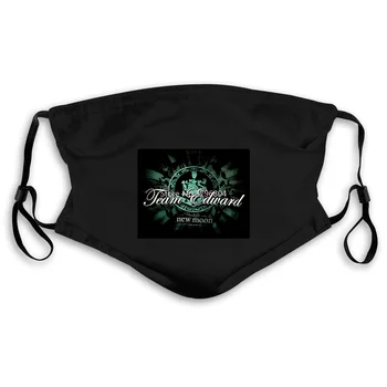 

MENS TWILIGHT SAGA NEW MOON TEAM EDWARD BLACK GRAPHIC NEW #13121V New Unisex Funny Mask women kid's PM2.5