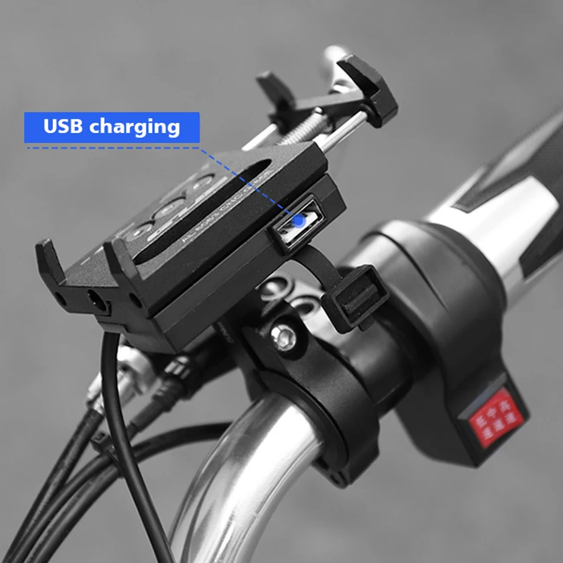 GUB держатель для телефона для велосипеда USB Chargerable алюминиевый сплав MTB дорожный велосипед мото gps подставка для смартфона подставка для 4-6," поддержка телефона