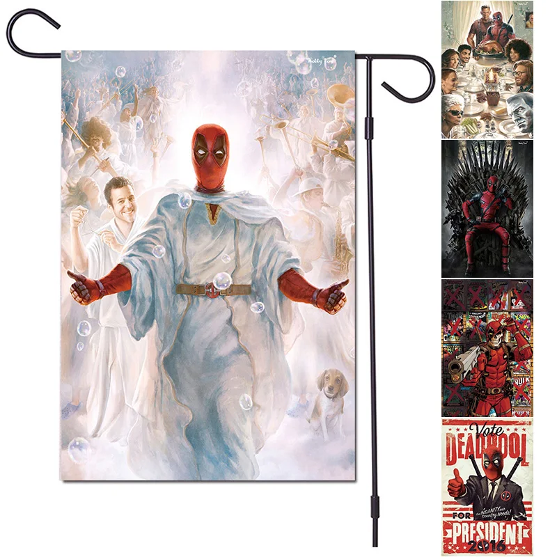 

New home decor DP x force garden flags banners stan lee memory courtyard Outdoor Party Decorative Garden Flag 12x18 inch