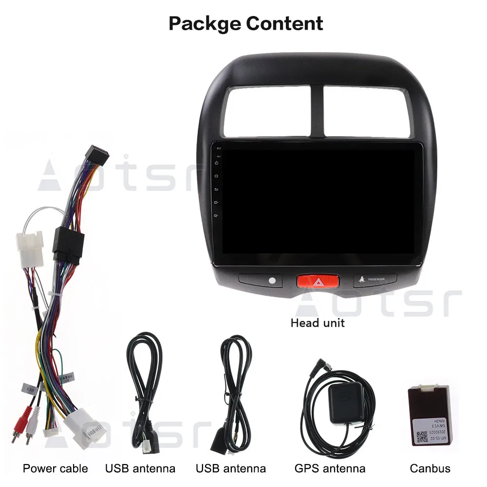 AOTSR 10,1 дюймов Android 10,0 gps навигатор автомобильный стерео плеер для MITSUBISHI ASX 2010- мультимедийный плеер DSP CarPlay