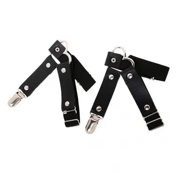 

Women Heart Decor Garters Adjustable Leg Strap Garters Suspenders Black