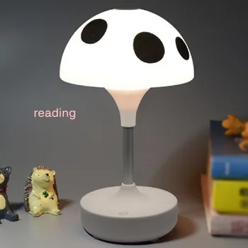 

USB LED Table Lamp Touch Night Light Mushroom-shaped Eye Protection Table Lamp For Bedroom Study