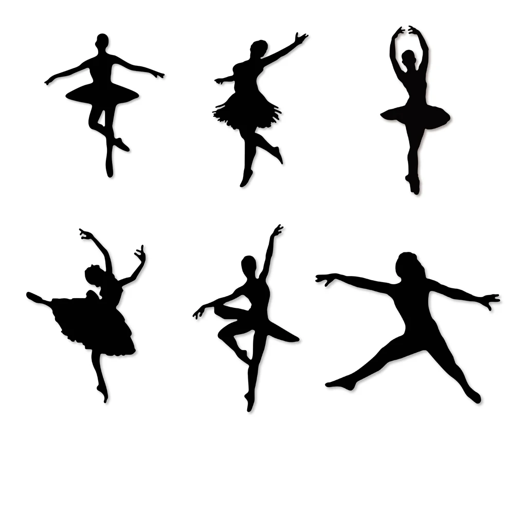 

Ballet Dancer Woman Metal Cutting Dies Scrapbooking Photo Album Embossing Paper Decorative Crafts Die Cut 2019 new