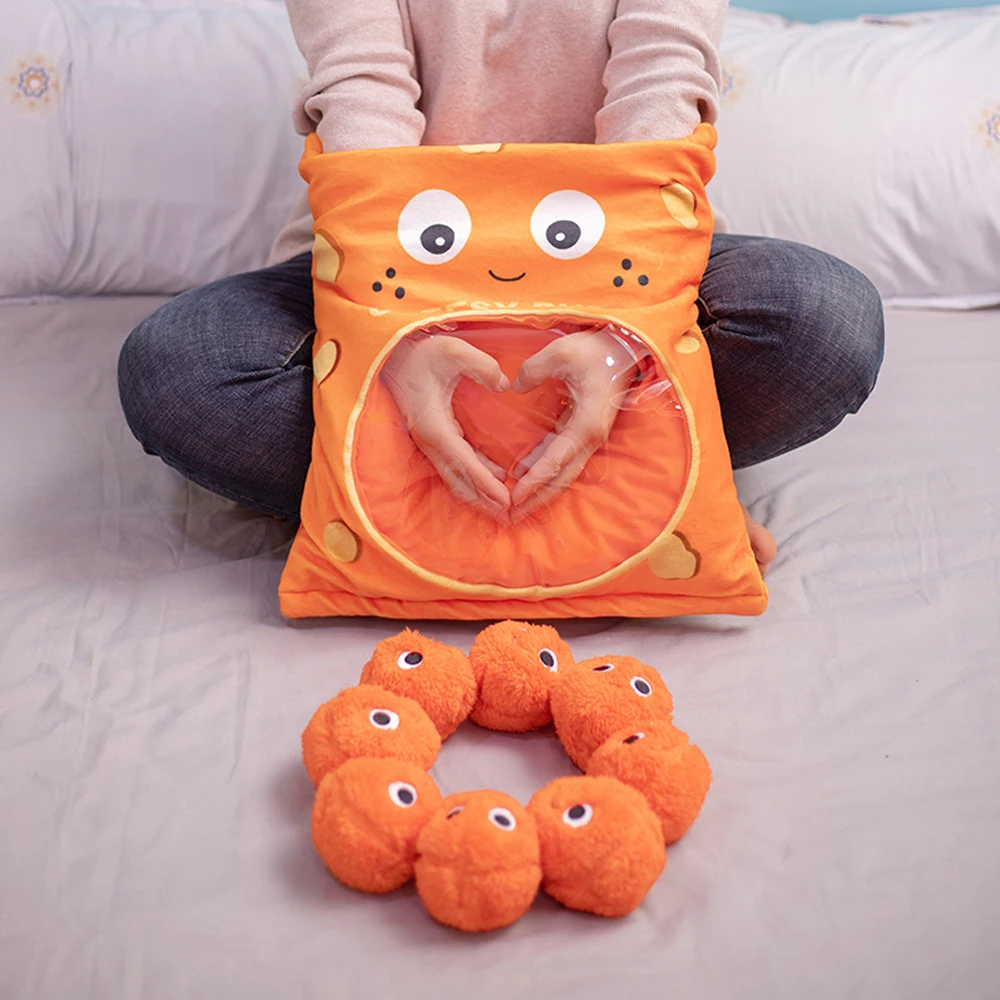 

Large Bag of Puff Plush Toys Stuffed Funny Food Pillow Comfort Baby Toys Home Decor Back Cushion Lying on the Sofa Pillow Cush