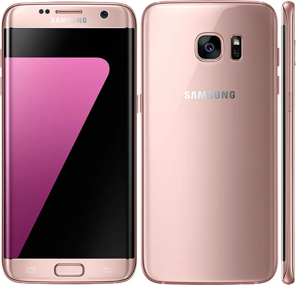 Разблокированный телефон samsung Galaxy S7 edge G935FD, две sim-карты, LTE, четыре ядра, 5,5 дюйма, 4 Гб ram, 32 ГБ rom, NFC