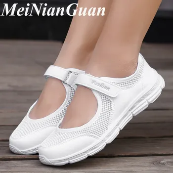 

Adult Slip on Shoes for Women Big Size White Sneakers Light Weight Women's Spring Shoes Female Wild Loafers Ladies Flat Shoe L14